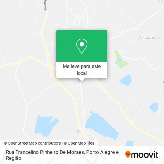 Rua Francelino Pinheiro De Moraes mapa
