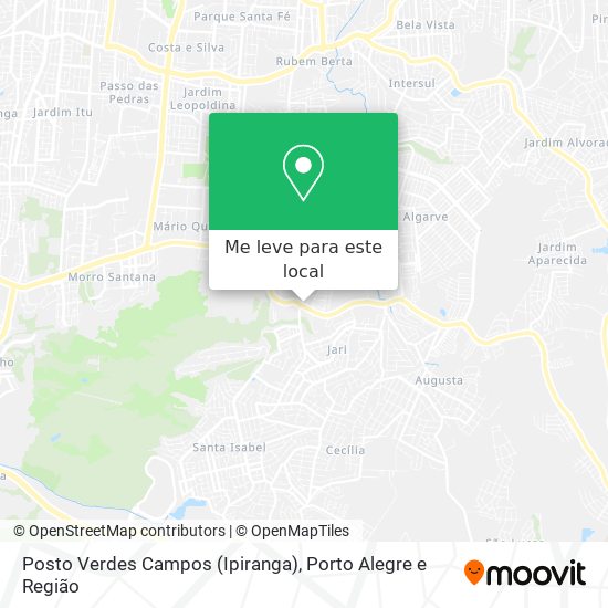 Posto Verdes Campos (Ipiranga) mapa