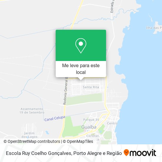 Escola Ruy Coelho Gonçalves mapa