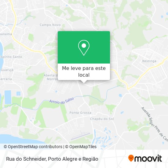 Rua do Schneider mapa