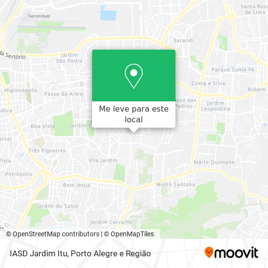 IASD Jardim Itu mapa