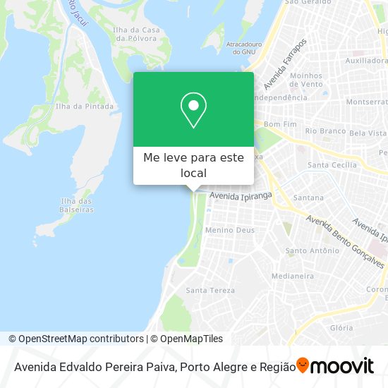 Avenida Edvaldo Pereira Paiva mapa