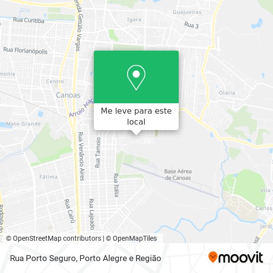 Rua Porto Seguro mapa