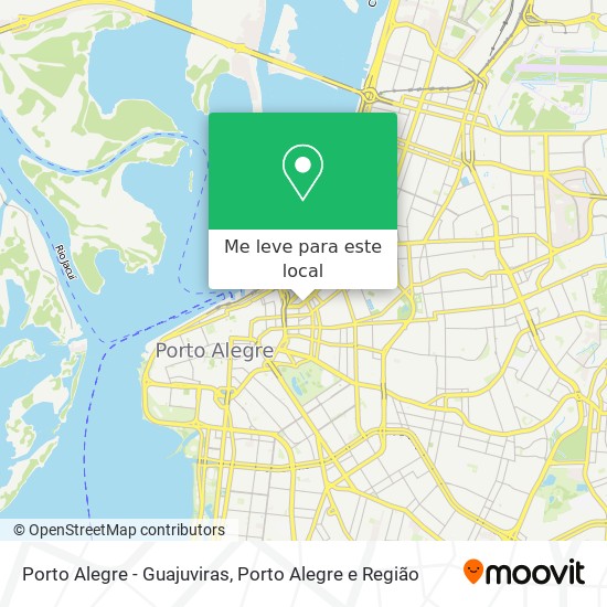 Porto Alegre - Guajuviras mapa