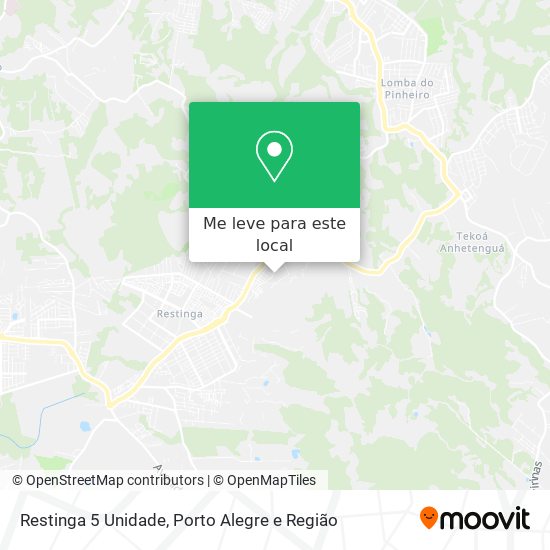 Restinga 5 Unidade mapa