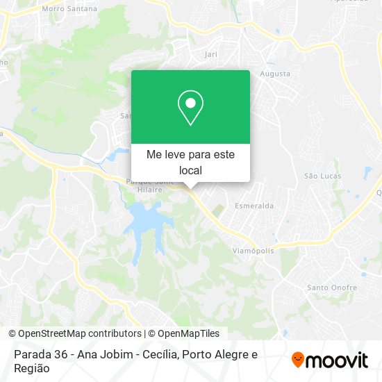 Parada 36 - Ana Jobim - Cecília mapa