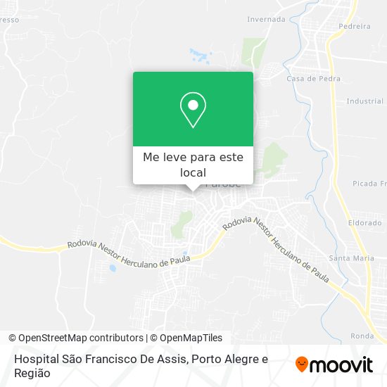 Hospital São Francisco De Assis mapa