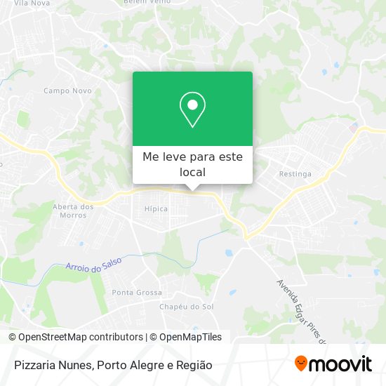 Pizzaria Nunes mapa