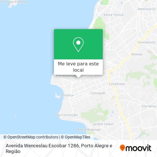 Avenida Wenceslau Escobar 1286 mapa