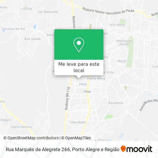 Rua Marquês de Alegrete 266 mapa
