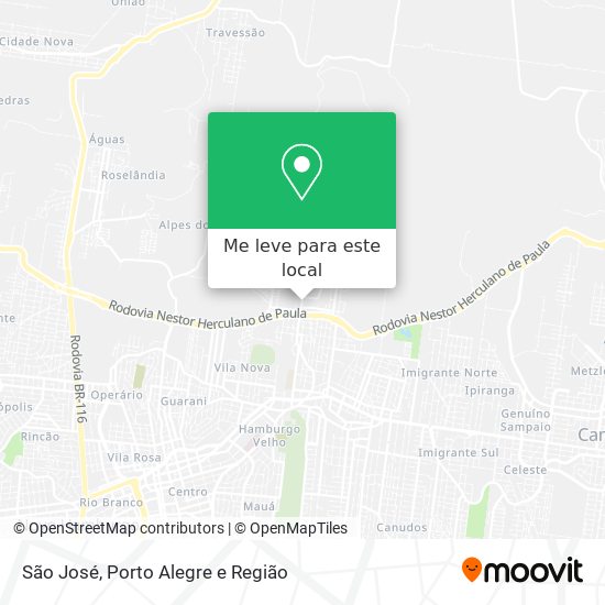 São José mapa