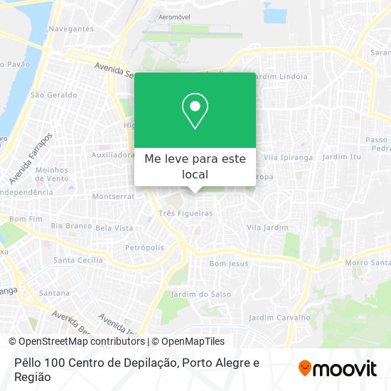 Pêllo 100 Centro de Depilação mapa