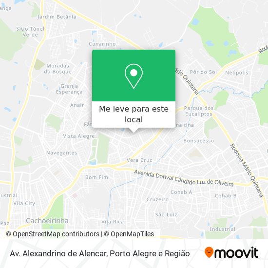 Av. Alexandrino de Alencar mapa