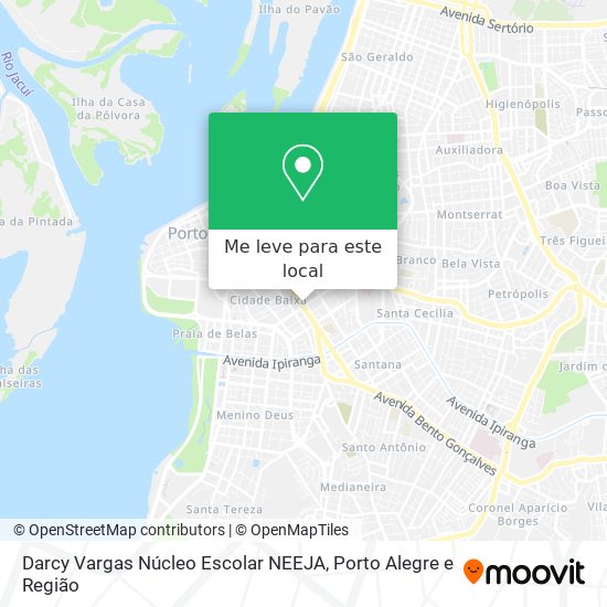 Darcy Vargas Núcleo Escolar NEEJA mapa
