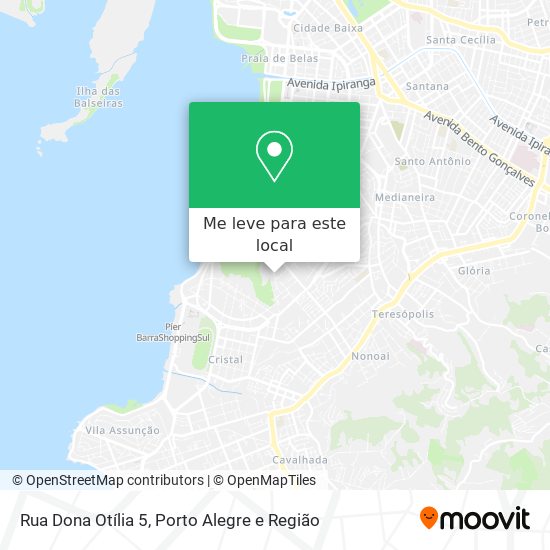 Rua Dona Otília 5 mapa