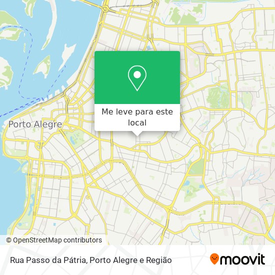 Rua Passo da Pátria mapa