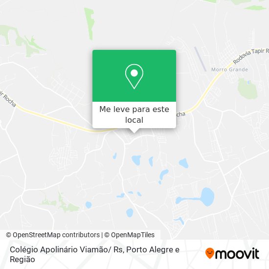 Colégio Apolinário Viamão/ Rs mapa