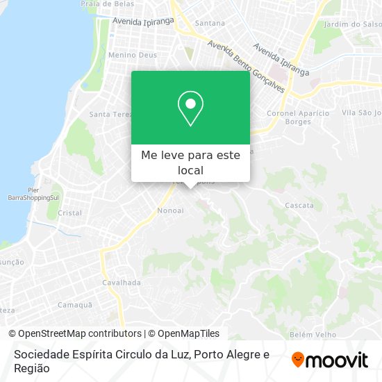 Sociedade Espírita Circulo da Luz mapa