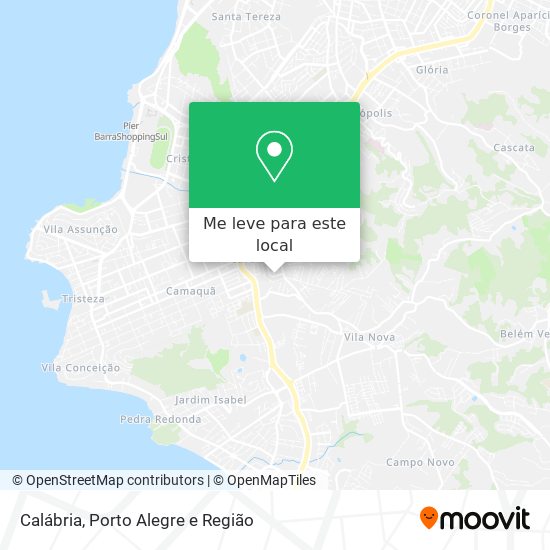 Calábria mapa