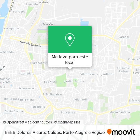 EEEB Dolores Alcaraz Caldas mapa