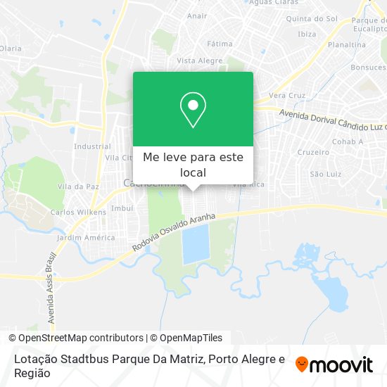 Lotação Stadtbus Parque Da Matriz mapa