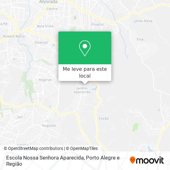 Escola Nossa Senhora Aparecida mapa