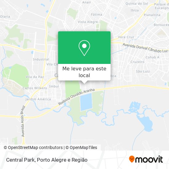 Central Park mapa