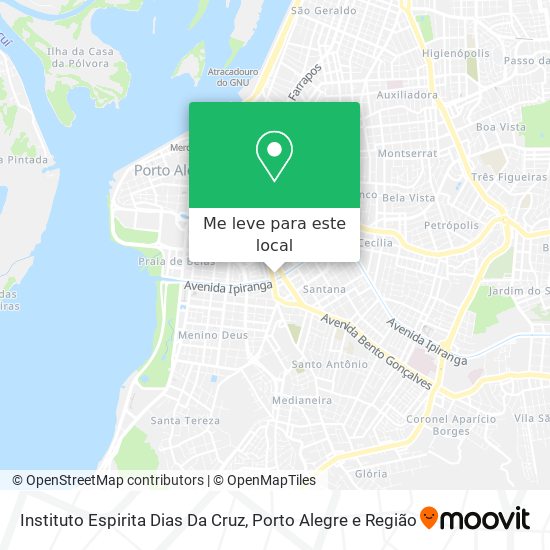 Instituto Espirita Dias Da Cruz mapa