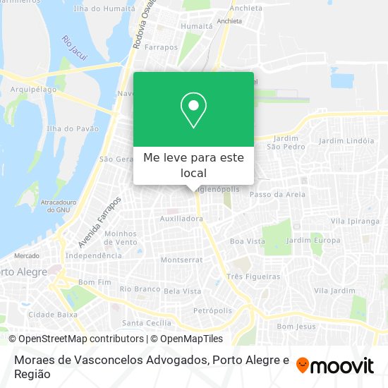 Moraes de Vasconcelos Advogados mapa