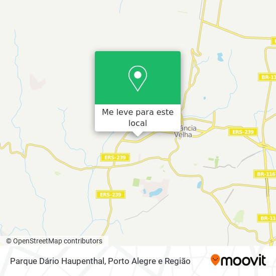 Parque Dário Haupenthal mapa