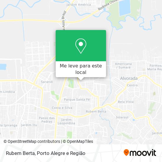 Rubem Berta mapa