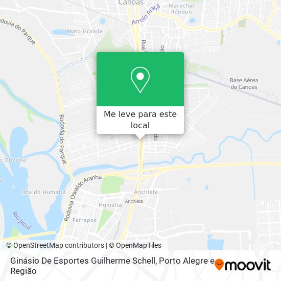 Ginásio De Esportes Guilherme Schell mapa