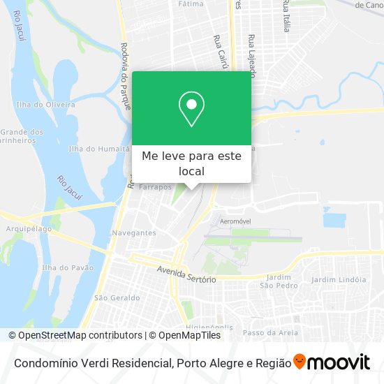 Condomínio Verdi Residencial mapa