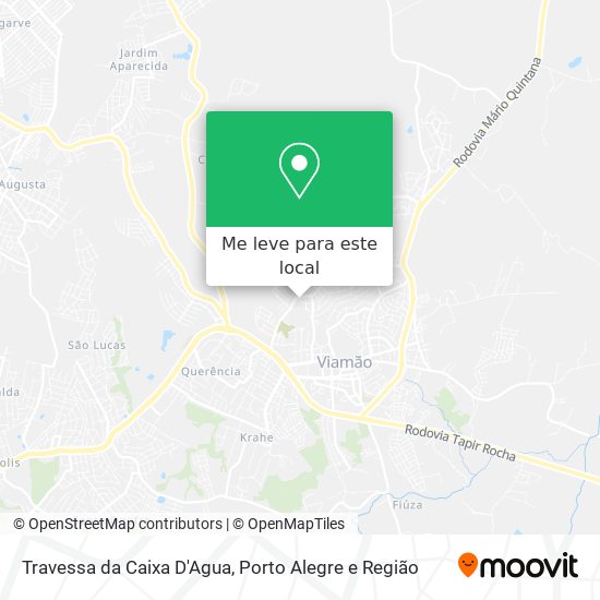 Travessa da Caixa D'Agua mapa
