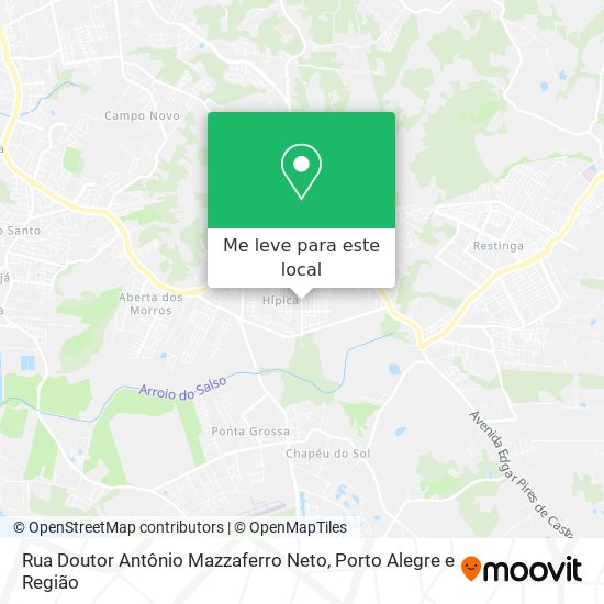 Rua Doutor Antônio Mazzaferro Neto mapa