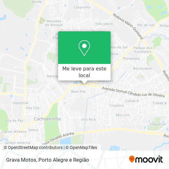 Grava Motos mapa