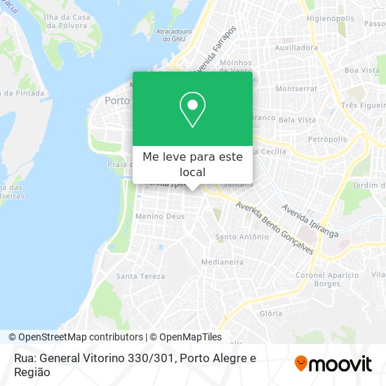 Rua: General Vitorino 330/301 mapa