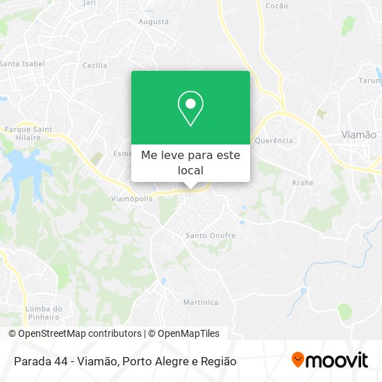 Parada 44 - Viamão mapa
