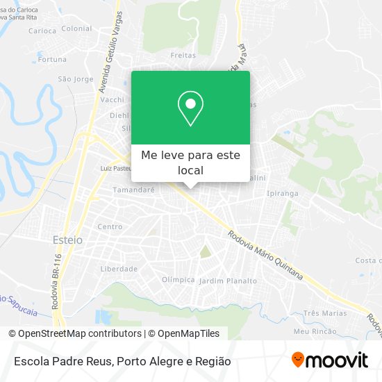 Escola Padre Reus mapa