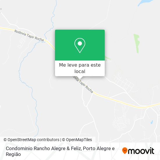 Condomínio Rancho Alegre & Feliz mapa