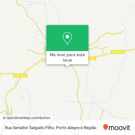 Rua Senador Salgado Filho mapa