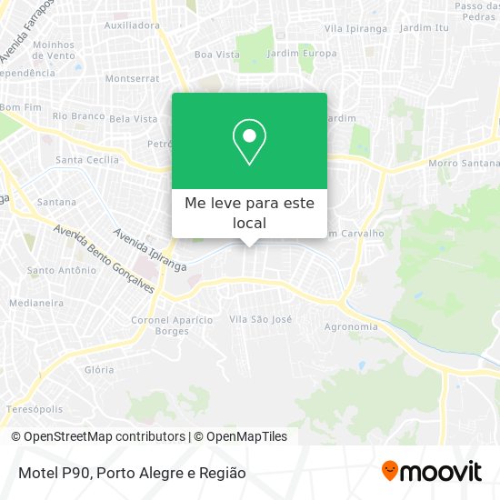 Motel P90 mapa