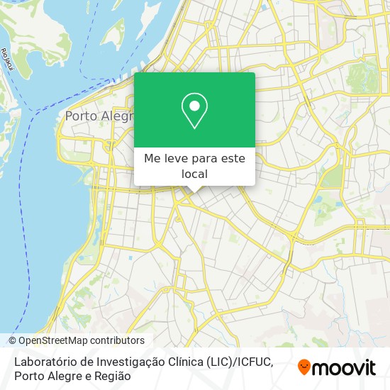 Laboratório de Investigação Clínica (LIC) / ICFUC mapa