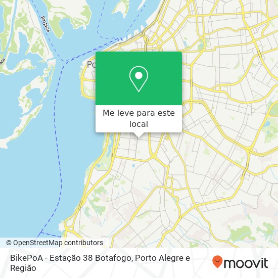 BikePoA - Estação 38 Botafogo mapa