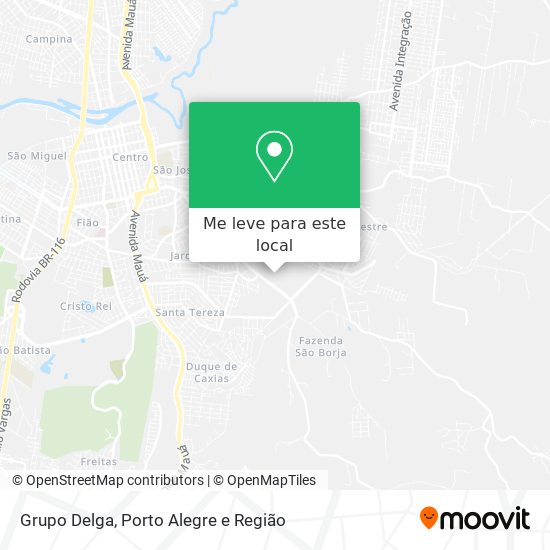 Grupo Delga mapa