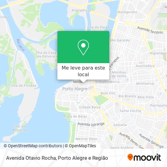Avenida Otavio Rocha mapa