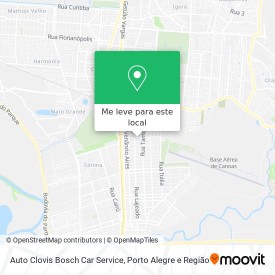 Auto Clovis Bosch Car Service mapa