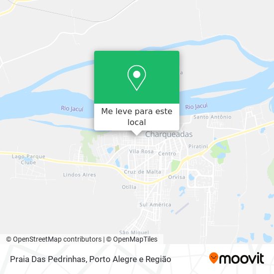 Praia Das Pedrinhas mapa