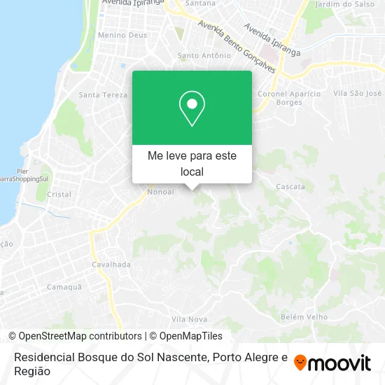 Residencial Bosque do Sol Nascente mapa