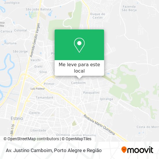 Av. Justino Camboim mapa